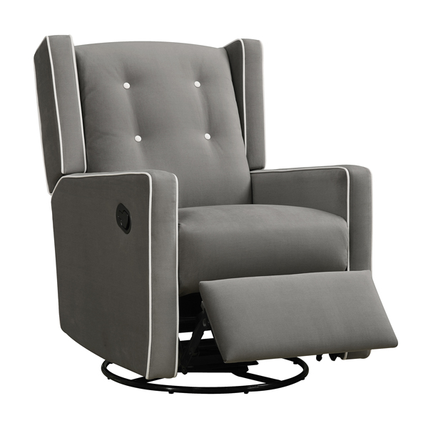 rocking chair allaitement gris