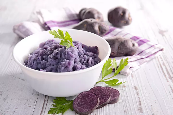 Pommes de terre violettes