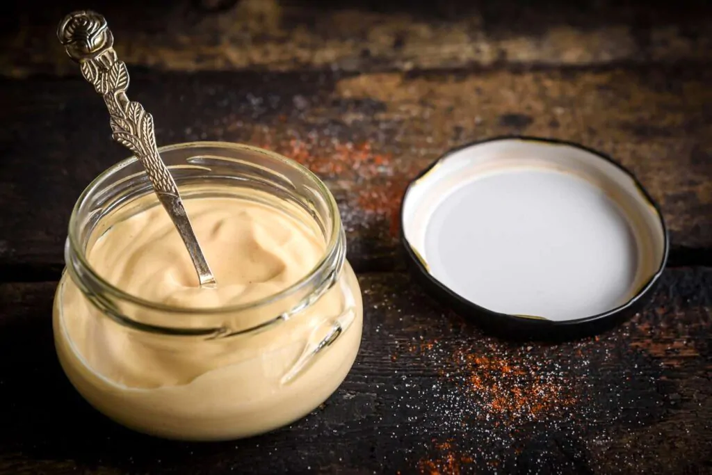 Une mayonnaise avec une option sans œuf faite maison