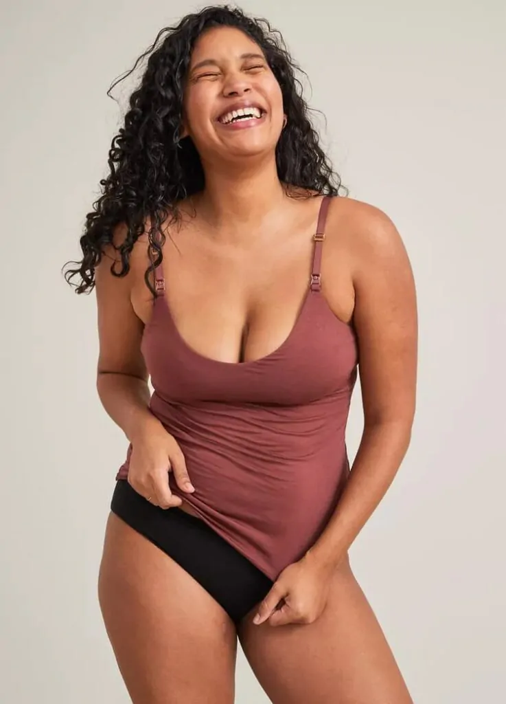 Camisole grande taille pour allaitement