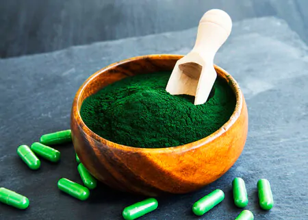 Quel aliment contient de la spirulin